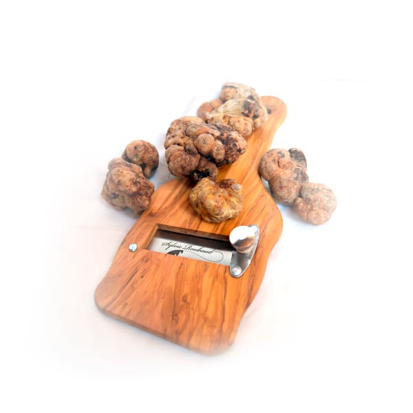 Mandoline à truffes, râpe à truffes, coupe droite, 20 x 9 cm, bois  d'olivier - Votre boutique en ligne suisse d'articles en matières naturelles