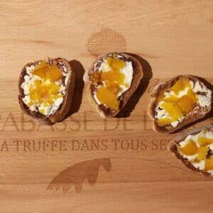 tartines de pain a la poutargue