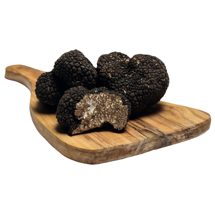 Morceaux de Truffes Noires Fraîches Tuber Melanosporum Origine