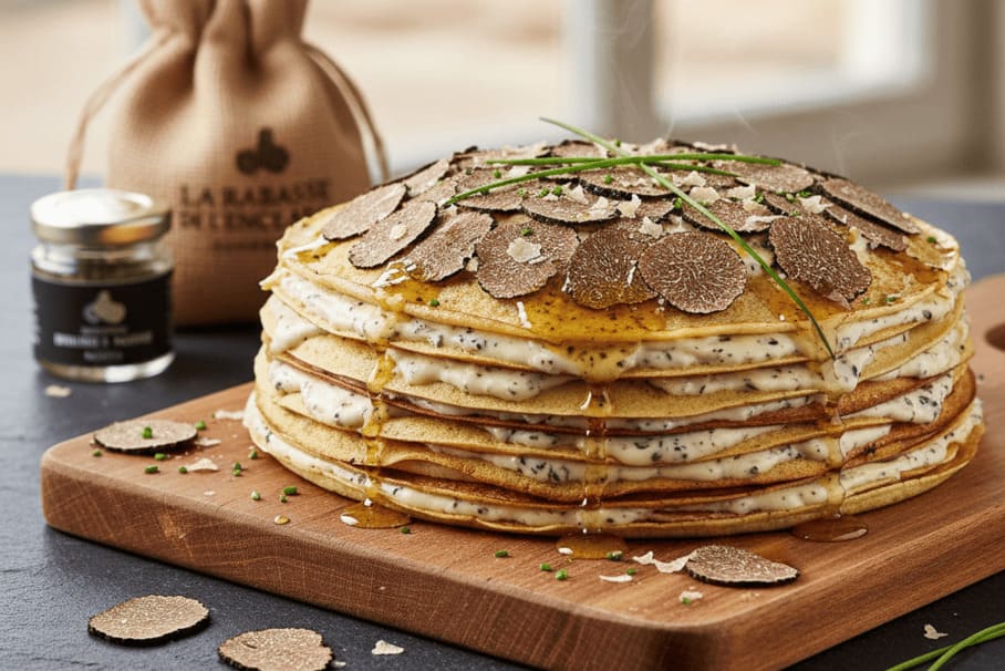 Chandeleur et Truffe Noire Recette de Crêpes Salées Gastronomiques à la Melanosporum
