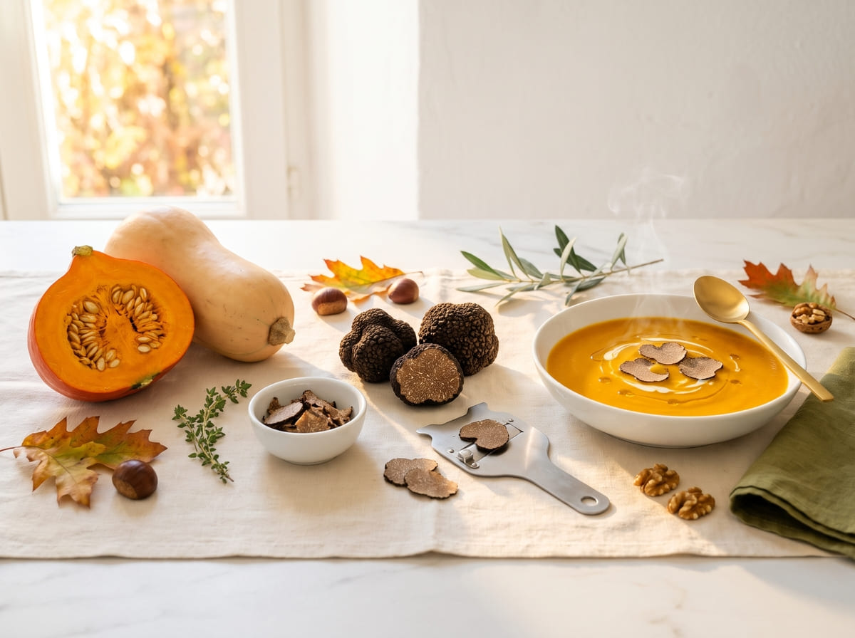 Courges et truffes 4 recettes d'automne faciles